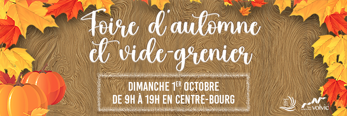 Bannière Foire d'Automne 2023