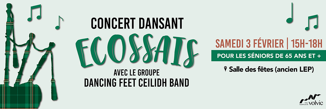 bandeau visuel concert écossais pour les séniors le 3 février 2024