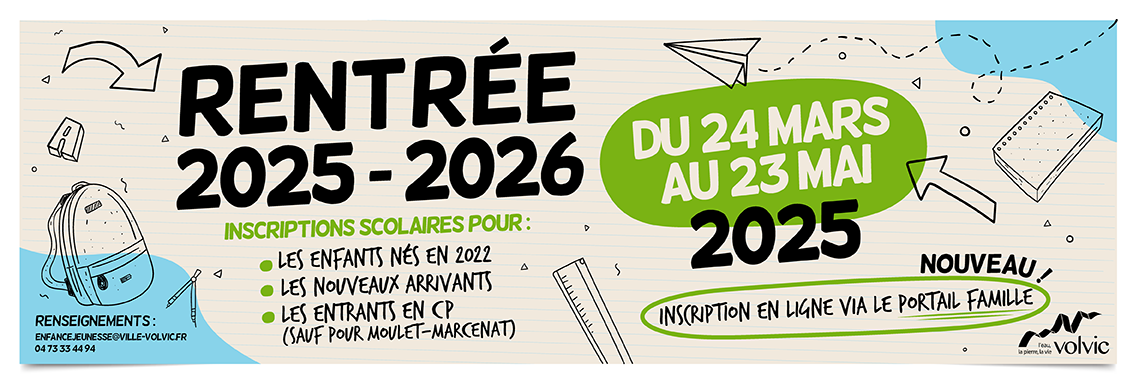 Inscriptions scolaires 2025-2026