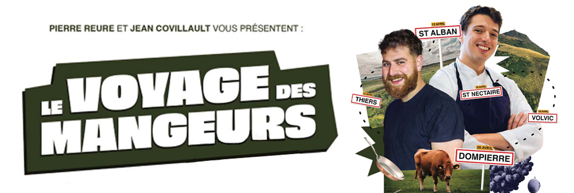 « Le voyage des mangeurs » à Volvic