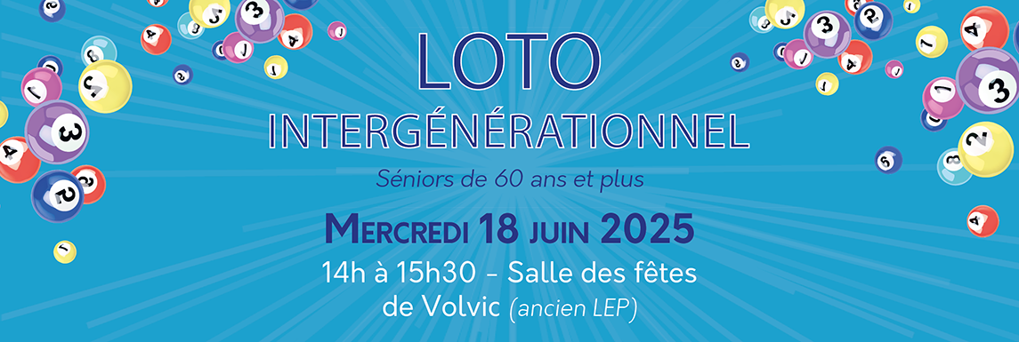 Loto intergénérationnel 18 juin 2025