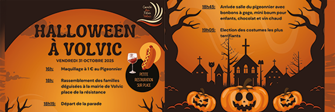 Halloween à Volvic 2025