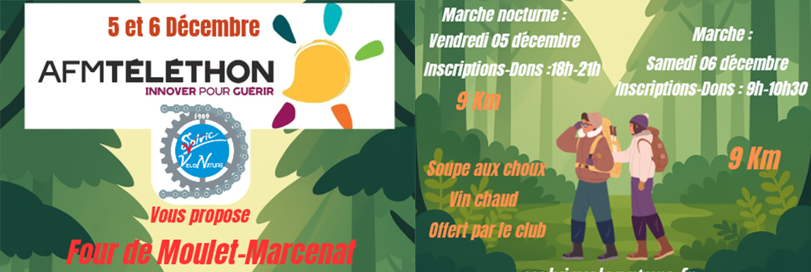 Volvic Vélo Nature en soutien au Téléthon 2025