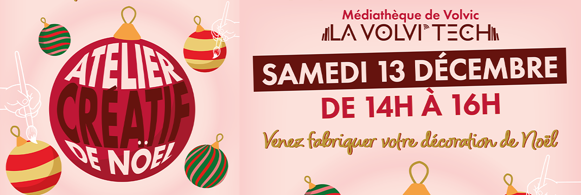 Atelier créatif de Noël 2025