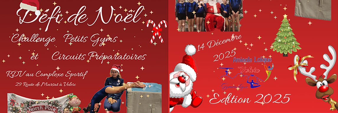 "Défi de Noël" de l'Amicale Laïque de Volvic