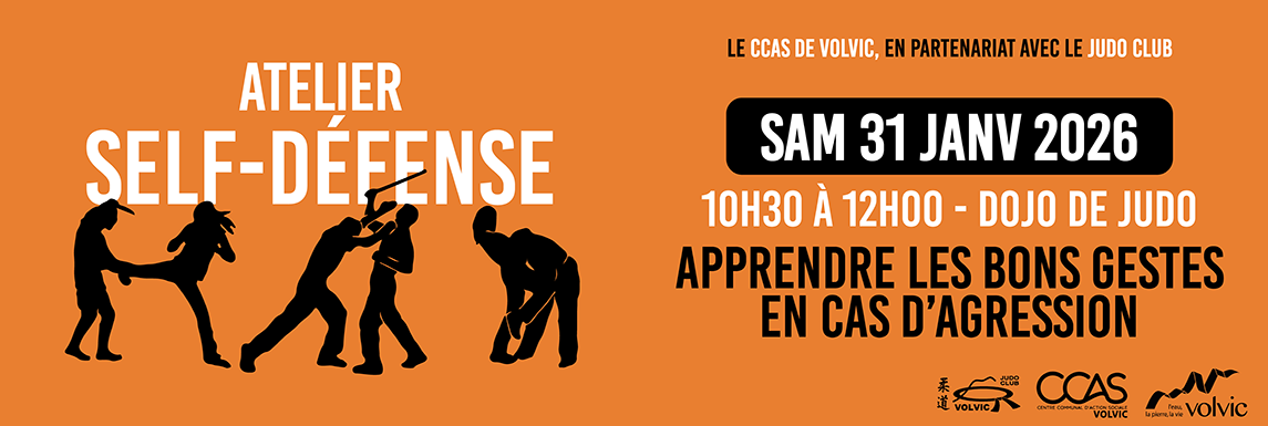 Atelier self défense janvier 2026
