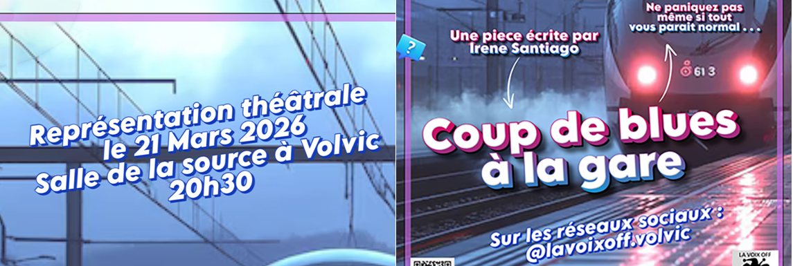 Théâtre "Coup de blues à la gare"