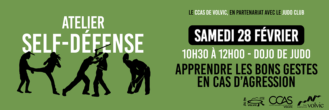 Atelier self défense 28 février 2026