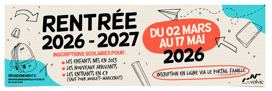 Inscriptions scolaires 2026-2027