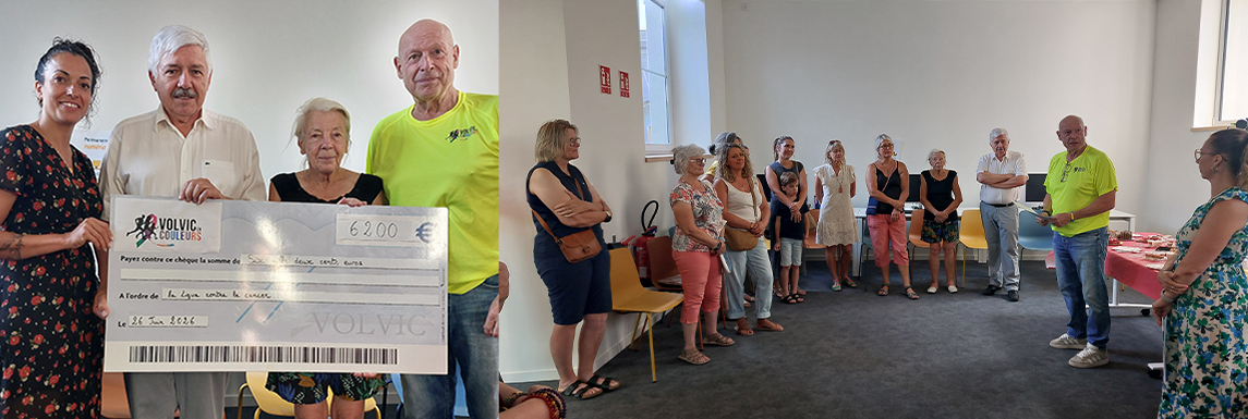 Remise des dons de la 1ère édition de Volvic en Couleurs
