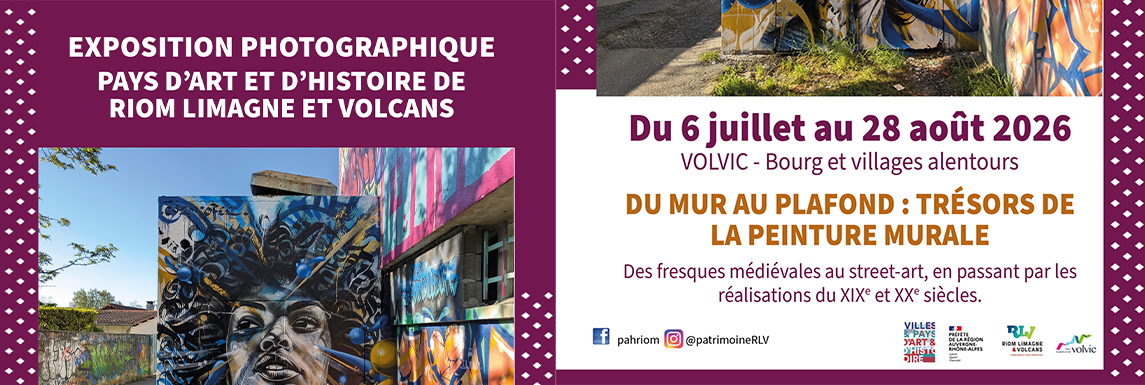 Exposition photographique RLV “Du mur au plafond : trésors de la peinture murale”