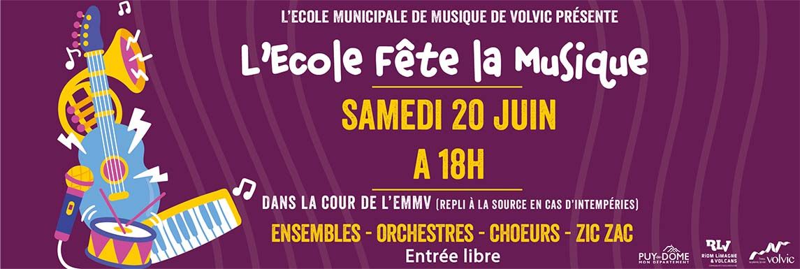 Fête de la Musique par l'EMMV 2026