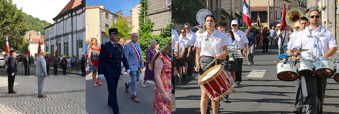 Retour sur la cérémonie du 14 juillet à Volvic