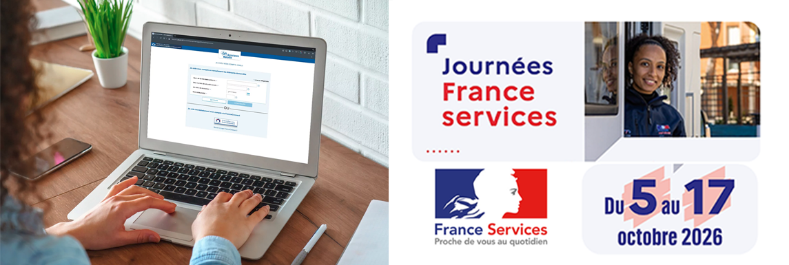 Atelier informatique collectif "Compte Ameli" France Services
