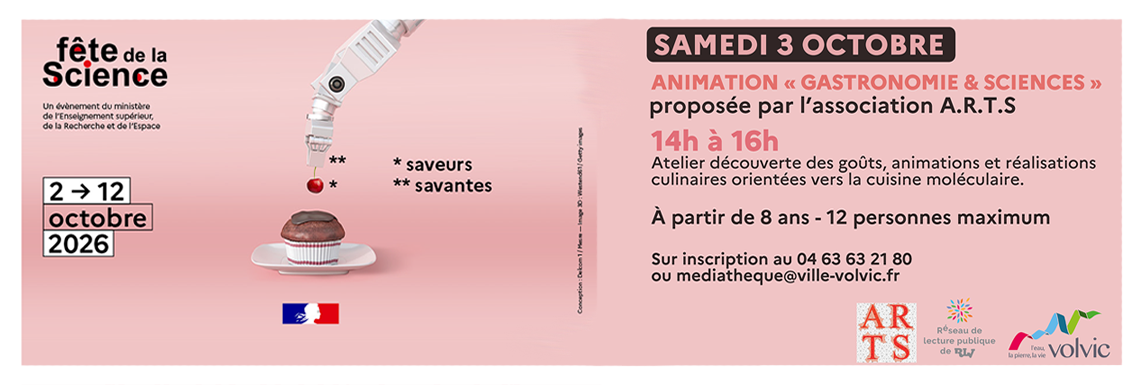 Animation « Gastronomie et sciences »