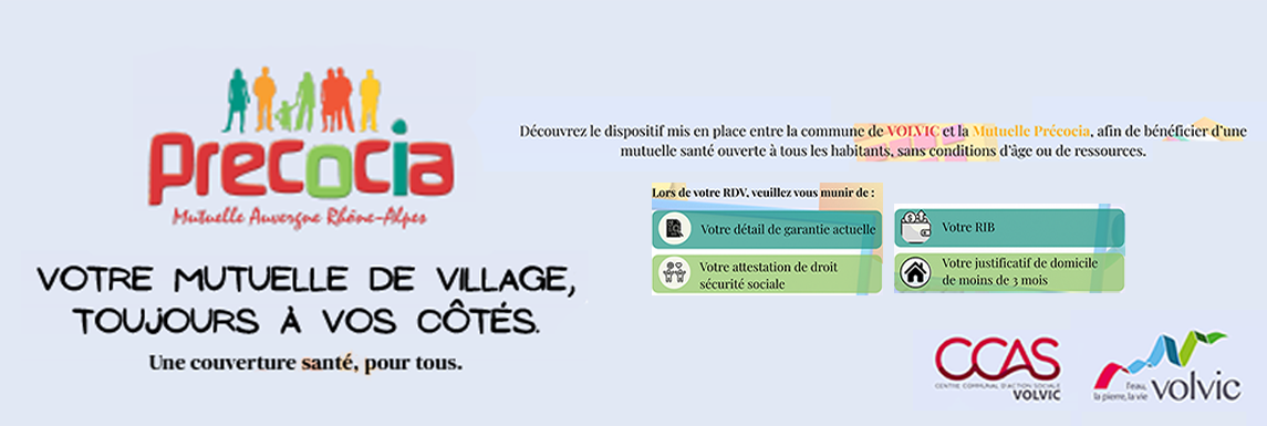 Permanence d'informations Mutuelle de village Précocia