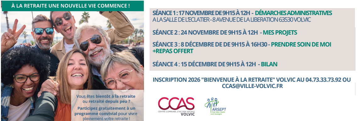 Bienvenue à la retraite