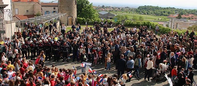 Retour sur la 80e commémoration de la Victoire du 8 mai 1945 à Volvic