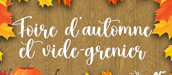Foire d'automne et vide-grenier 2025