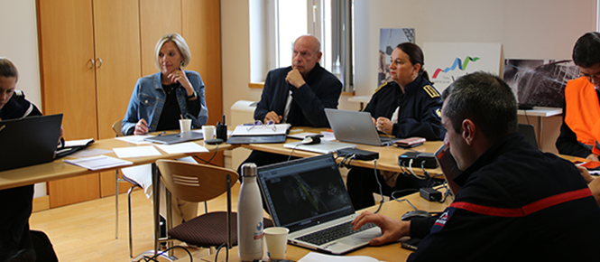 Exercice de sécurité civile à Volvic