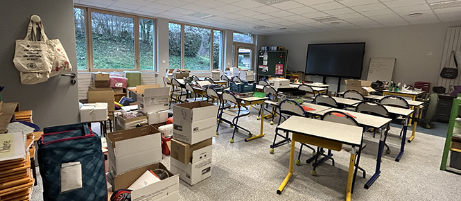 Travaux rénovation énergétique école Roghi