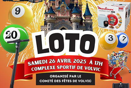 Loto du Comité des fêtes de Volvic