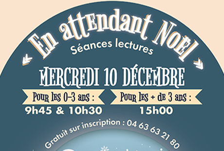 Séances lectures "En attendant Noël" 2025