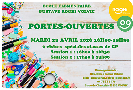 Portes ouvertes école G. Roghi