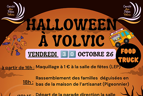 Halloween à Volvic 2027