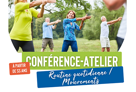 Conférence routine quotidienne mouvements