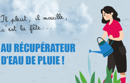 La ville vous aide à investir dans un récupérateur d’eau de pluie